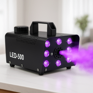 Macchina del Fumo 500W con 18 LED RGB e Telecomando – Effetti Luce per Feste DJ e Matrimoni