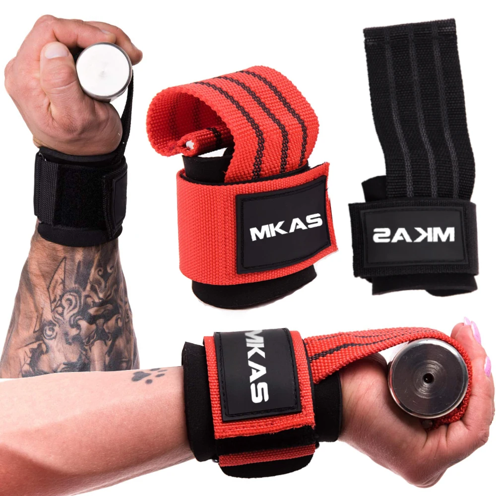 Cinghie da Polso per Sollevamento Pesi Impugnature per Allenamento Forza e Fitness Bilancieri Manubri e Pull Up straps - immagine 5