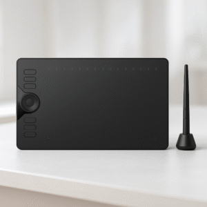 Tavoletta Grafica HS610 con Penna Senza Batteria Compatibile con Android Windows e Mac