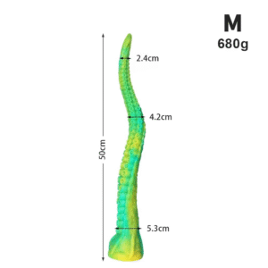 Plug Anale Tentacolare in Silicone Morbido – Dildo Lungo Stile Polpo per Stimolazione Profonda Giocattolo BDSM per Donne 18+