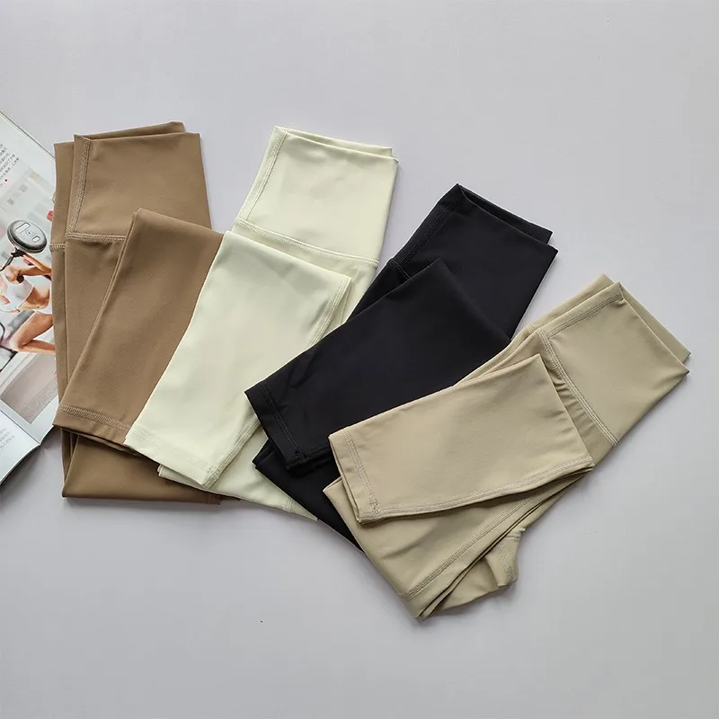 Leggings sportivi di alta qualità per donna Leggings da yoga a vita alta Collant sportivi morbidi e traspiranti Leggings Pantaloni elastici da palestra per fitness - immagine 3