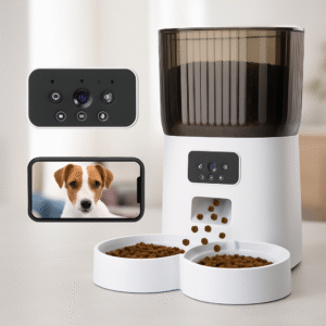 Dispenser Automatico 5L Mangime Smart cibo per Gatti e Cani con Voce Registrabile