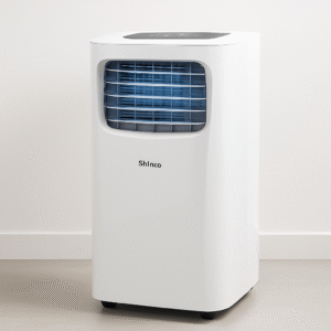 Climatizzatore / Condizionatore Portatile 9000 BTU/2.6 kW - Funzione 3 in 1: Raffreddamento Deumidificatore Ventilatore - con Tubo di Scarico per Casa e Ufficio