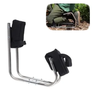 Sedile portatile per ginocchia da giardino sgabello indossabile per il lavoro agricolo con protezione per le ginocchia