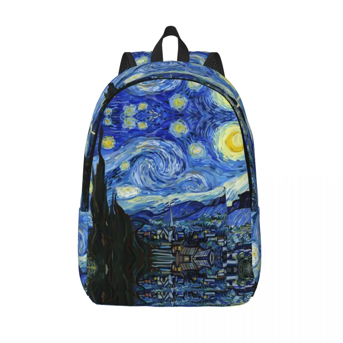 Zaino Van Gogh Notte Stellata per Uomo e Donna Leggero e Cool per Studenti Escursionisti e Viaggiatori Borsa a Tracolla per Computer Portatile