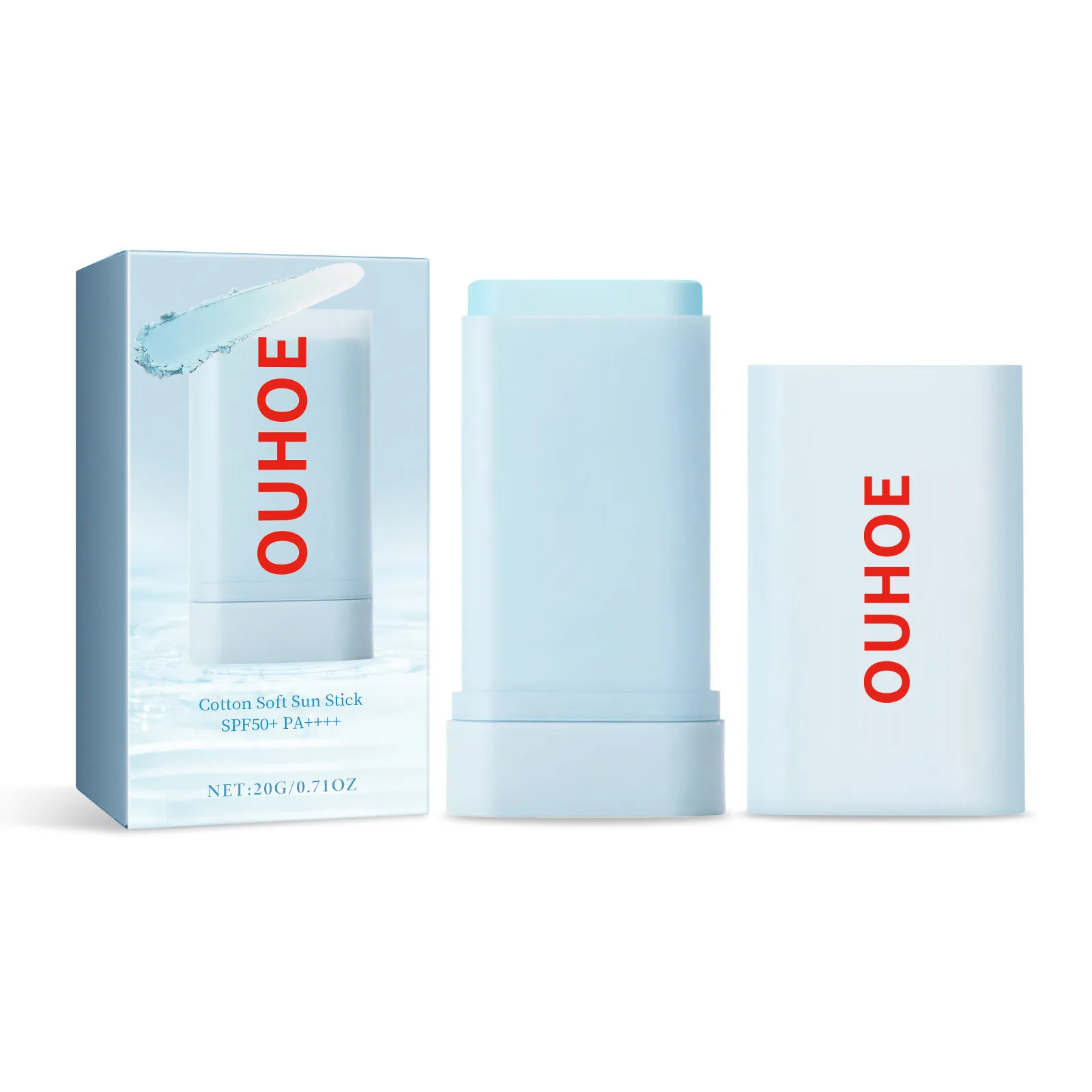 Crema Solare Stick SPF 50 per Viso Pelle Grassa Protezione UV Idratante e Rinfrescante Controllo Olio - immagine 2