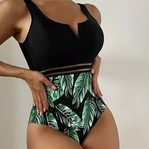 Costume da bagno intero donna snellente e aderente design confortevole per spiaggia e attività acquatiche - immagine 2