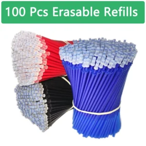 Set di 100 Penne Gel Kawaii Cancellabili per Scrittura e Schizzo Cancelleria per Notebook Materiale Scolastico Carino per Bambini