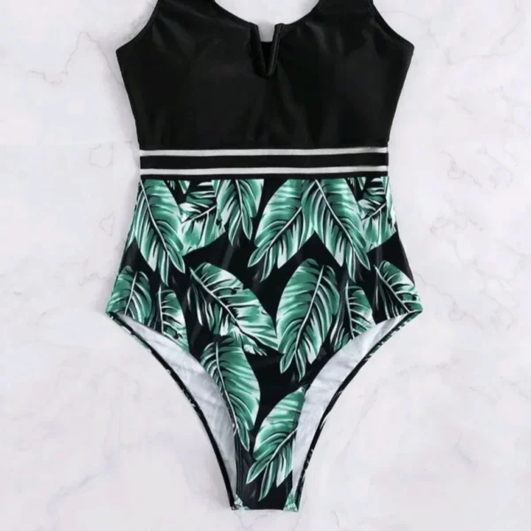 Costume da bagno intero donna snellente e aderente design confortevole per spiaggia e attività acquatiche - immagine 3