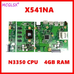 Scheda Madre Notebook X541NA per ASUS X541 X541N X541NA con CPU N3350 e 4GB di RAM Testata e Funzionante