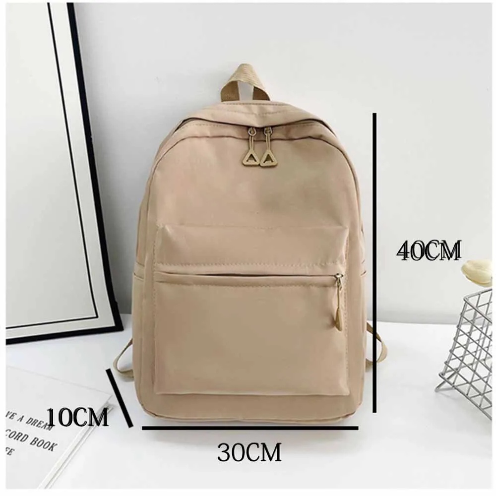 Zaino leggero da viaggio grande capacità per studenti delle scuole medie con ricami personalizzati - immagine 5