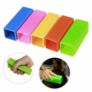 Spazzola in silicone per depilazione animale domestico efficace per cani e gatti con gomma cava per rimuovere i peli