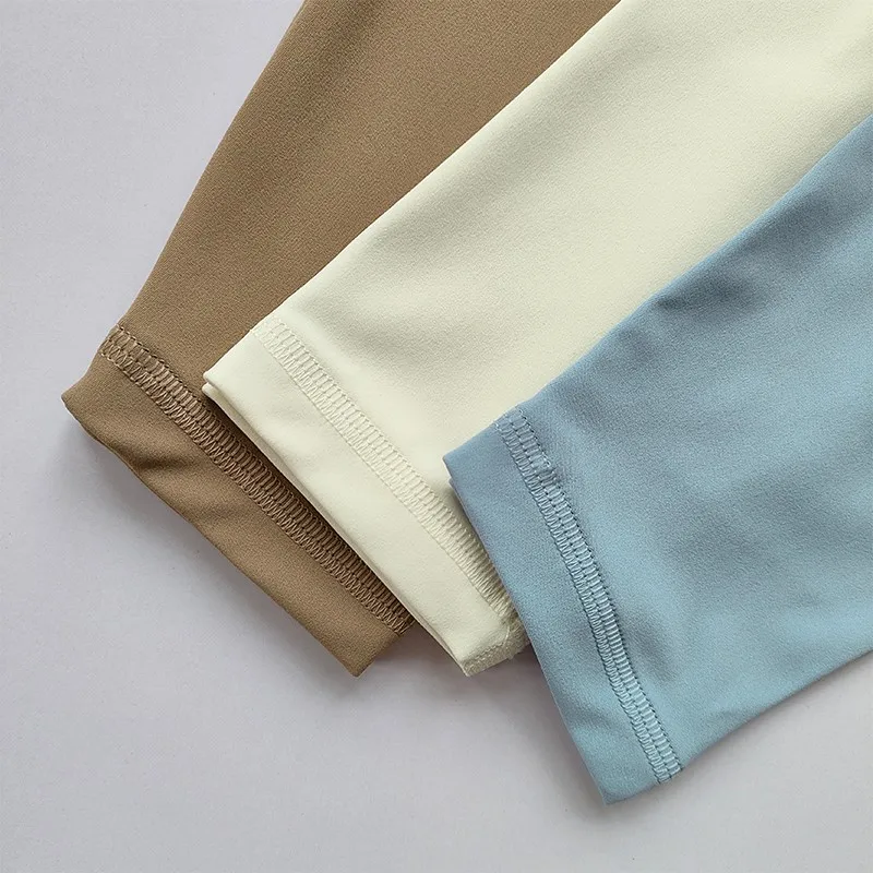 Leggings sportivi di alta qualità per donna Leggings da yoga a vita alta Collant sportivi morbidi e traspiranti Leggings Pantaloni elastici da palestra per fitness - immagine 6