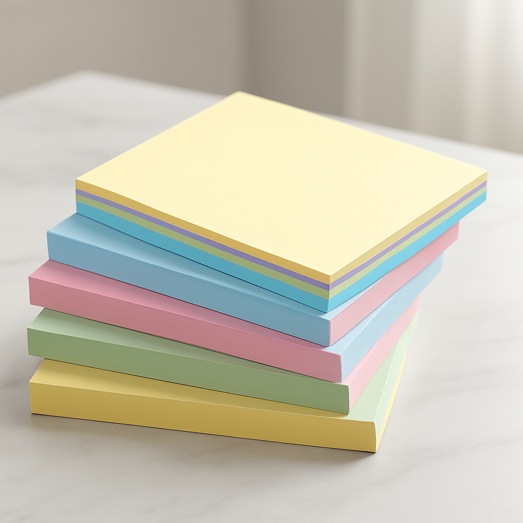 Blocchi Adesivi Colorati e Taccuini – 100 Fogli per Appunti in Ufficio e Studio - immagine 7