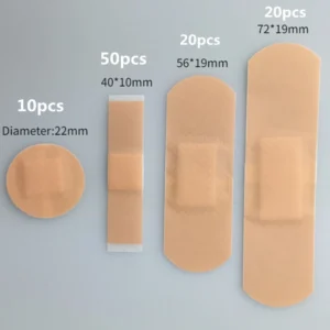 100 pz Bendaggio Aiuti Impermeabile Traspirante Adesivo Gesso Ferita Emostasi Adesivo Fascia di Primo Soccorso Benda