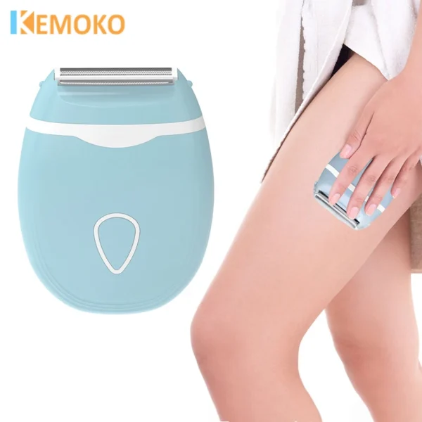 Trimmer Indolore per Depilazione Femminile Testa Lavabile Impermeabile per Corpo e Ascelle Cura di Bellezza