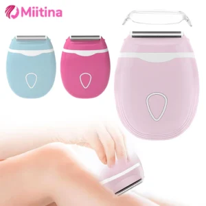 Macchina Depilatoria Elettrica Trimmer per Bikini Ascelle e Corpo Cura della Bellezza Femminile