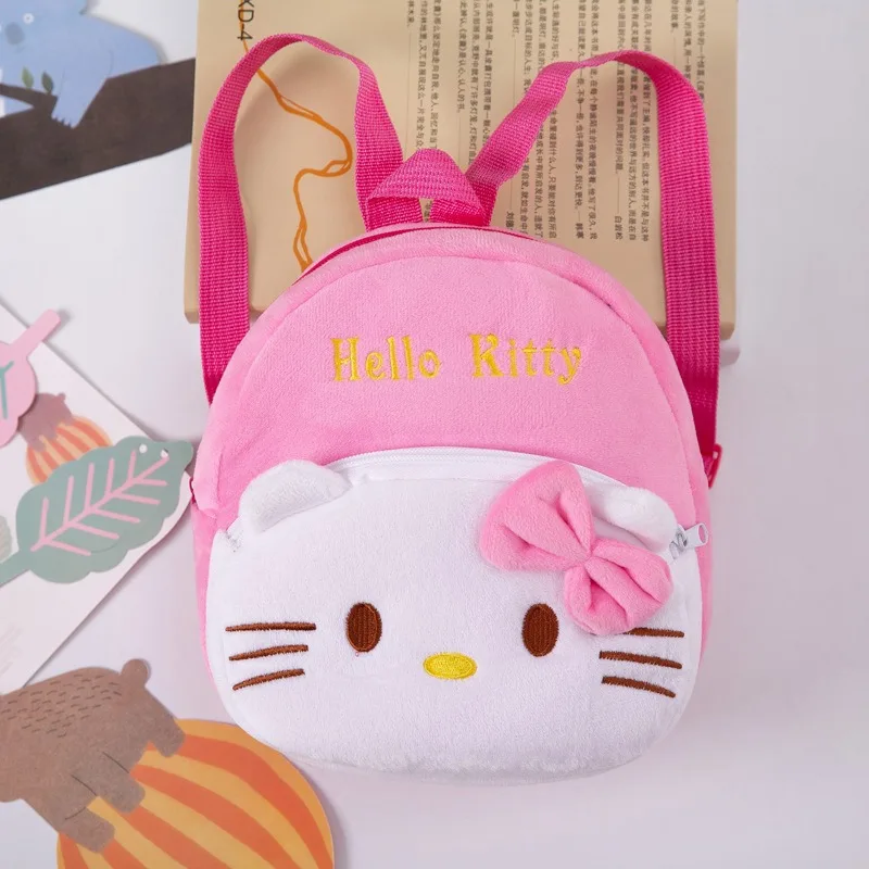 Zaino scuola materna 3-6 anni per bambini borsa a tracolla in peluche resistente ideale come regalo di compleanno - immagine 2