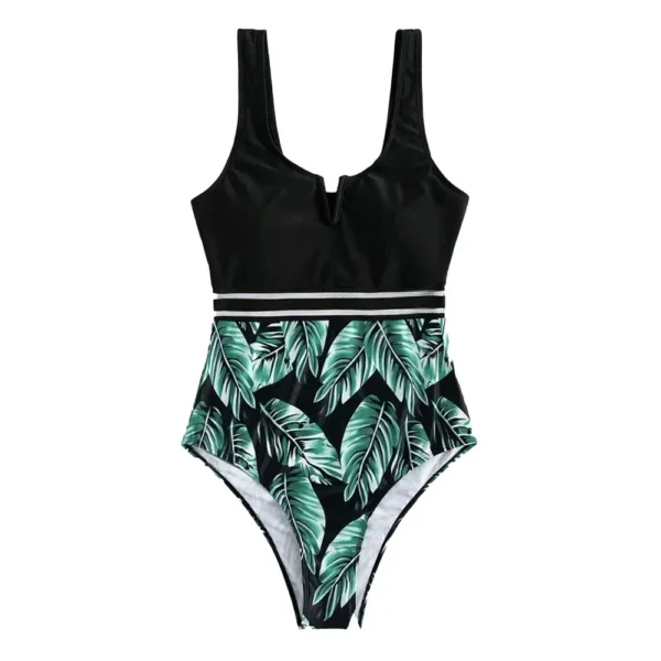 Costume da bagno intero donna snellente e aderente design confortevole per spiaggia e attività acquatiche - immagine 5