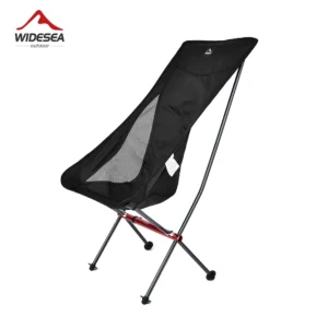 Sedia da campeggio pieghevole Widesea per pesca e spiaggia Chaise Longue per relax e picnic mobili da viaggio per il tempo libero