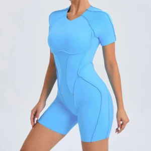 Tuta yoga e fitness donna set sportivo sexy in un pezzo abbigliamento palestra