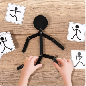 Puzzle Montessori Fai da Te Giocattolo Educativo per l'Apprendimento Precoce Sviluppo della Motricità Fine per Bambini in Età Prescolare