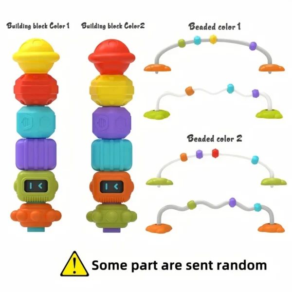Giocattolo cubo di classificazione forme per bambini da 6 mesi a 2 anni gioco sensoriale Montessori - immagine 6