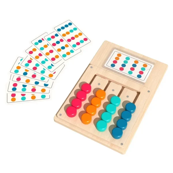 Gioco Montessori in Legno Forma di Colore per Sviluppare Cognizione e Pensiero Logico nei Bambini - immagine 5