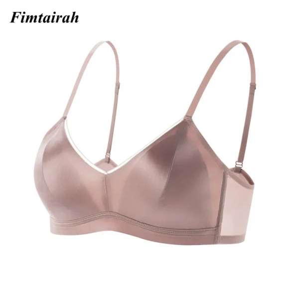 Reggiseno in seta di gelso per donna stile francese primavera estate moda eleganza