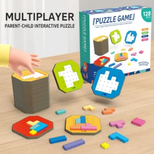 Tangram per bambini Puzzle geometrico giocattolo educativo Montessori gioco di logica colorato allenamento mentale