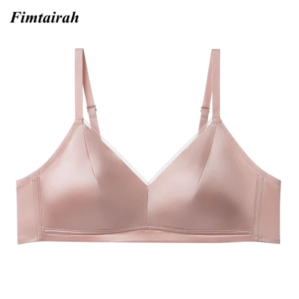 Reggiseno in seta di gelso per donna stile francese primavera estate moda eleganza - immagine 3