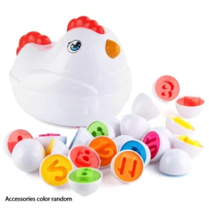 Uova Montessori Sensoriali per Bambini 12 Pezzi Giocattolo Educativo di Apprendimento Colori e Forme per Pasqua Regalo Perfetto