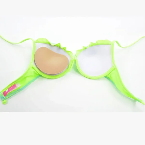 Reggiseno Imbottito Push Up in Spugna Traspirante per Donna Costume da Bagno Bikini Set 2023 - immagine 3