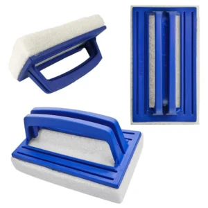 Spazzola per la pulizia delle pareti piscina Scrubber per linea dell'acqua accessorio per vasca idromassaggio in spugna per una pulizia impeccabile della piscina