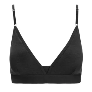 Reggiseno sportivo donna in lana merino 100% canotta crop top per yoga palestra e fitness traspirante e di supporto