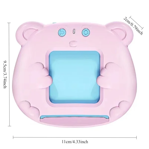 Macchina per schede flash Montessori per apprendimento precoce libro audio elettronico in inglese regalo di compleanno per bambini - immagine 3