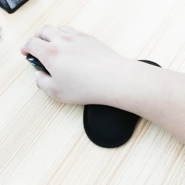 Tappetino per mouse da gioco ergonomico con poggiapolsi in gel di silice e cuscino in memory foam per gamer PC - immagine 5