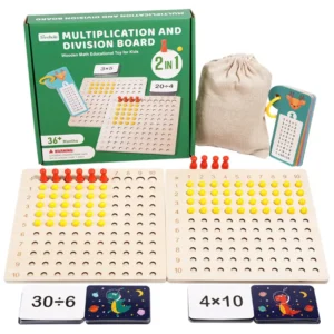 Giocattoli Educativi Montessori per Apprendimento della Matematica Giochi di Aritmetica per Bambini con Sussidi Didattici Interattivi