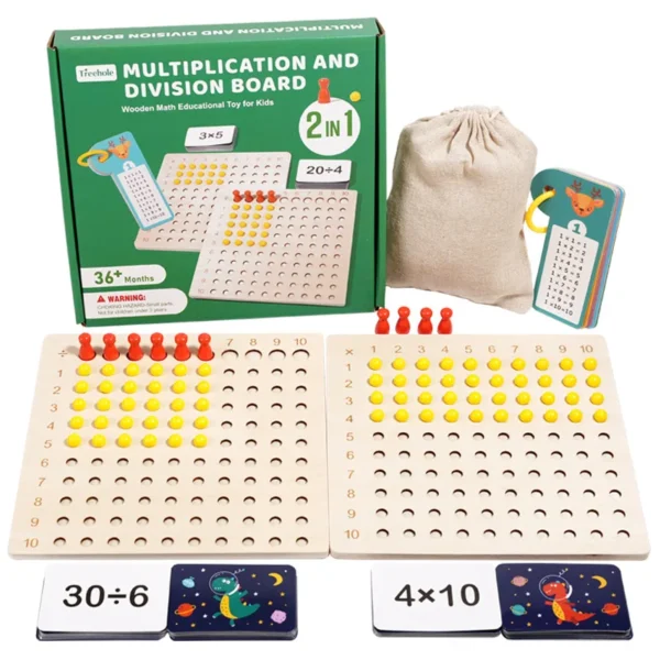Giocattoli Educativi Montessori per Apprendimento della Matematica Giochi di Aritmetica per Bambini con Sussidi Didattici Interattivi