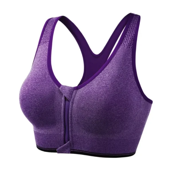 Reggiseno sportivo da donna bralette antiurto traspirante ad asciugatura rapida per yoga e palestra - immagine 2