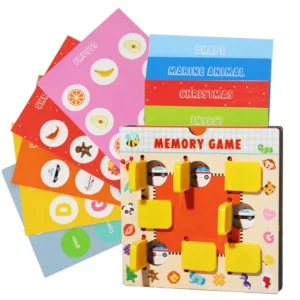 Giochi da Tavolo Montessori per Sviluppare la Memoria e il Pensiero Logico Giocattolo Educativo Creativo per Bambini Sfida Intellettuale