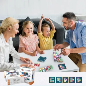 Gioco da Tavolo Montessori per Bambini Puzzle di Corrispondenza Educativo per Sviluppare il Pensiero Logico Giochi Interattivi per la Famiglia