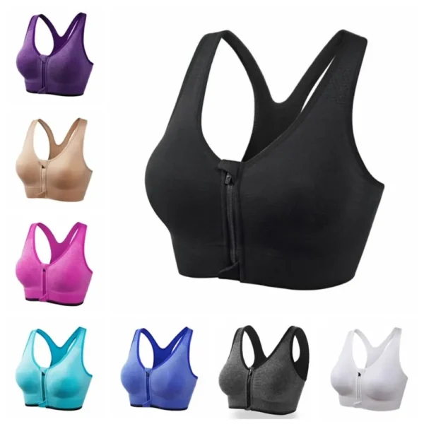 Reggiseno sportivo da donna bralette antiurto traspirante ad asciugatura rapida per yoga e palestra - immagine 6