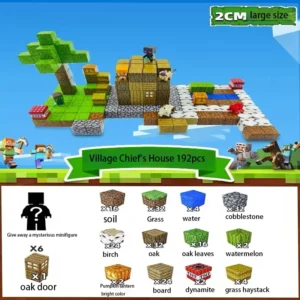 Blocchi Magnetici Cubi della Miniera Edizione Mondiale Giocattoli da Costruzione per Bambini Giocattoli Sensoriali STEM Montessori
