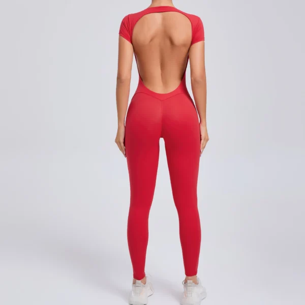 Tuta da Yoga Fitness Completo Sportivo Abbigliamento da Palestra Set Donna Maniche Corte Activewear Pilates Allenamento 2025