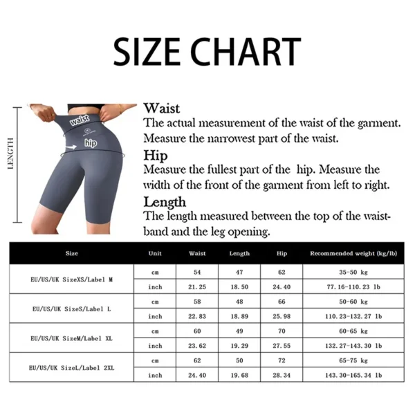 Pantaloncini da Yoga Elevatori per Donna con Vita Alta e Controllo Pancia Senza Cuciture per Allenamento in Palestra - immagine 6